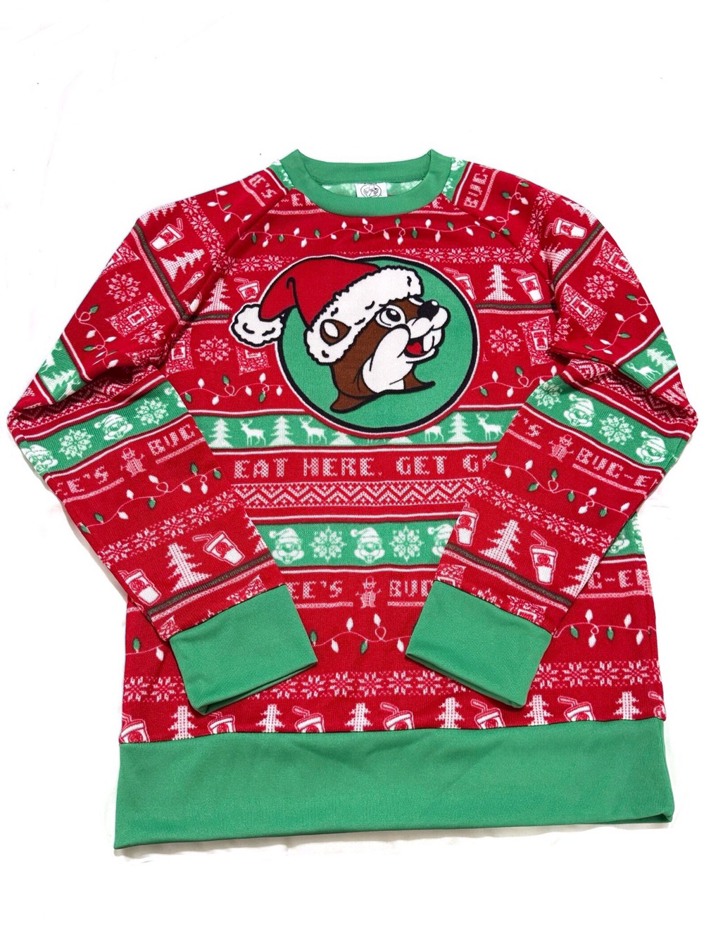 Buc-ees Bucees Beaver Unisex Christmas Holiday Ugly Sweater Medium